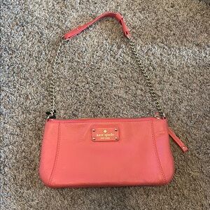 Kate Spade Coral Leather Shoulder Bag